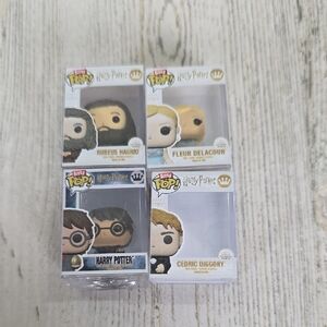 Harry Potter Funko Bitty Pop! 3 Piece Figures Set Rubeus Hagrid Fleur Dekacour